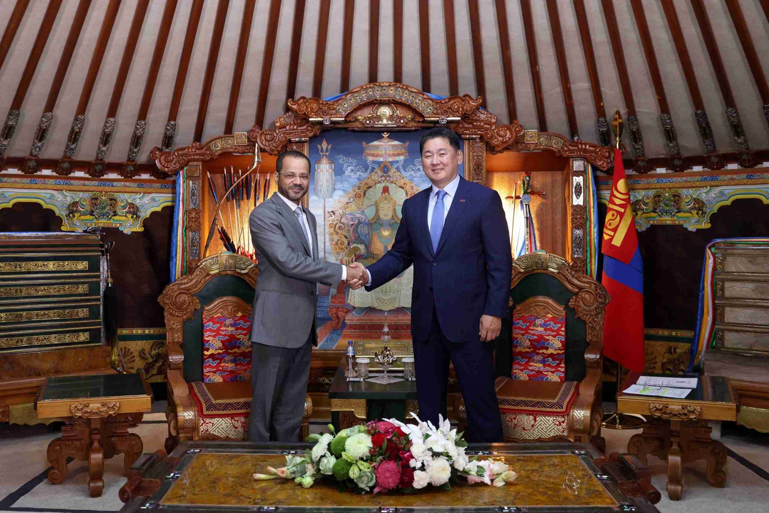 Ерөнхийлөгчид Оман Улсын Гадаад хэргийн сайд бараалхав
